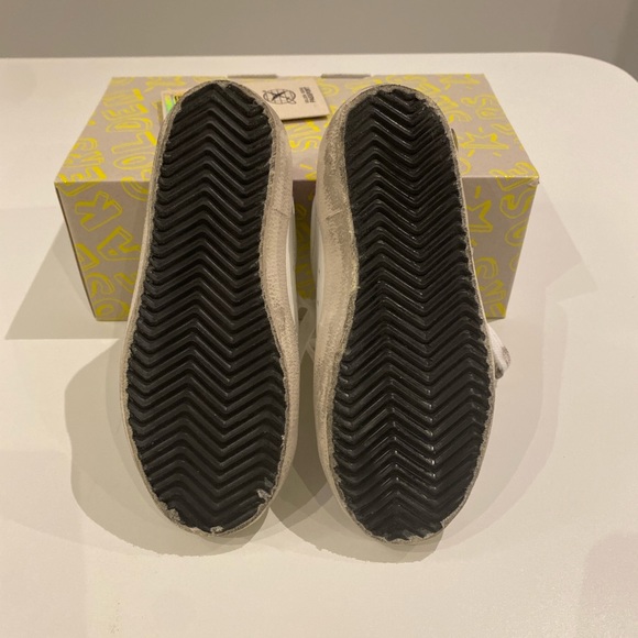 Golden Goose Kids Superstar Sneaker White Leather/Blue/Purple Glitter sz 29 NIB - Picture 6 of 8